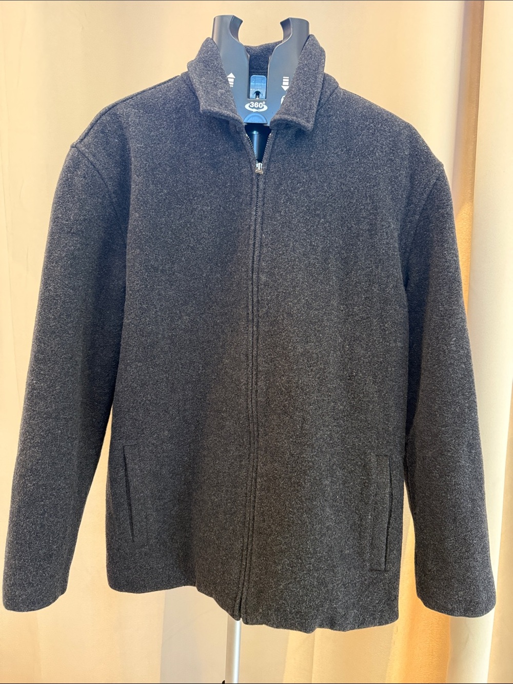 Merona Charcoal Grey Full-Zip Men's Jacket